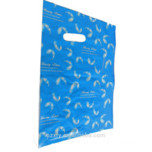 Printed PO plastic bag with die cutting handle